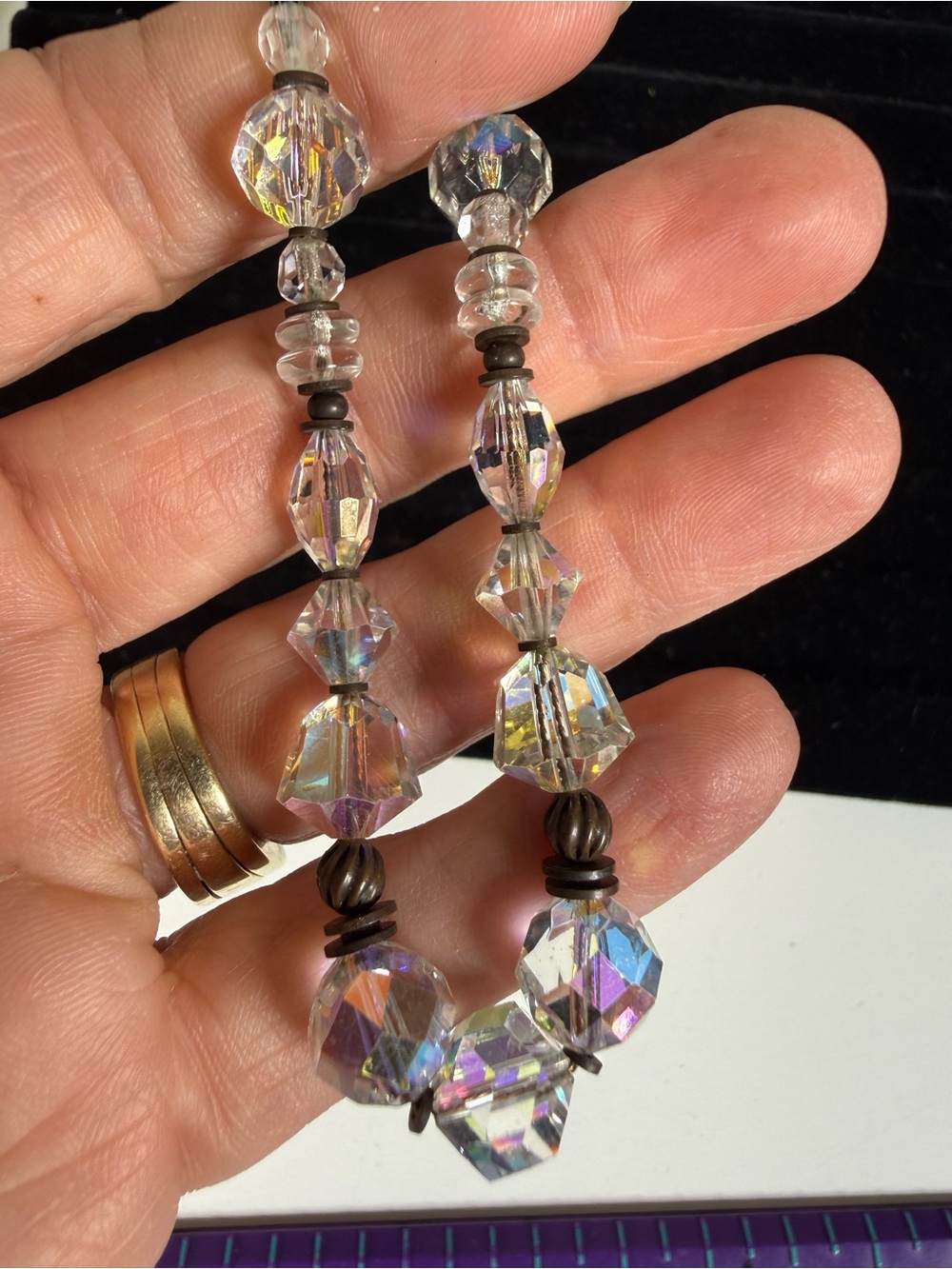 Owen Crystal Bead Bracelet